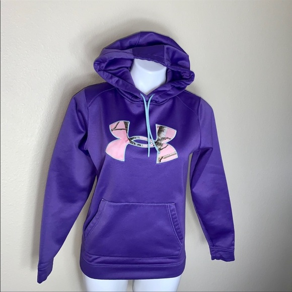 Under Armor Purple Hoodie - Picture 2 of 5